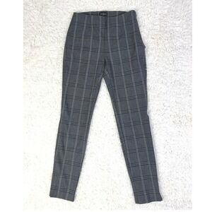 White‎ House Black Market Ankle Pants Plaid Career Stretchy Size 0